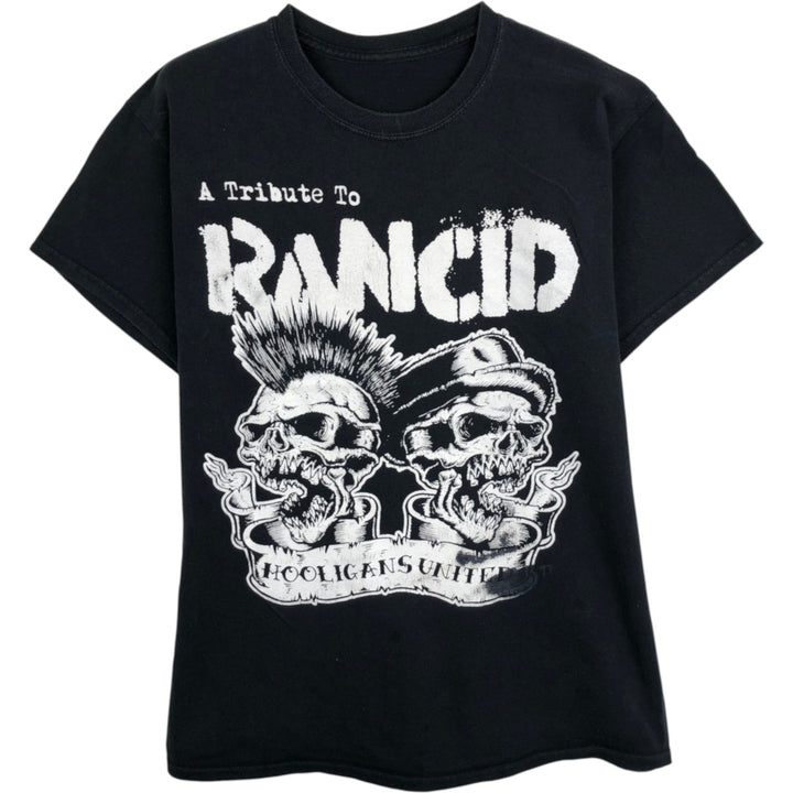 RANCID band t-shirt, men's size M (equivalent) unclear black type Vintage Second Hand