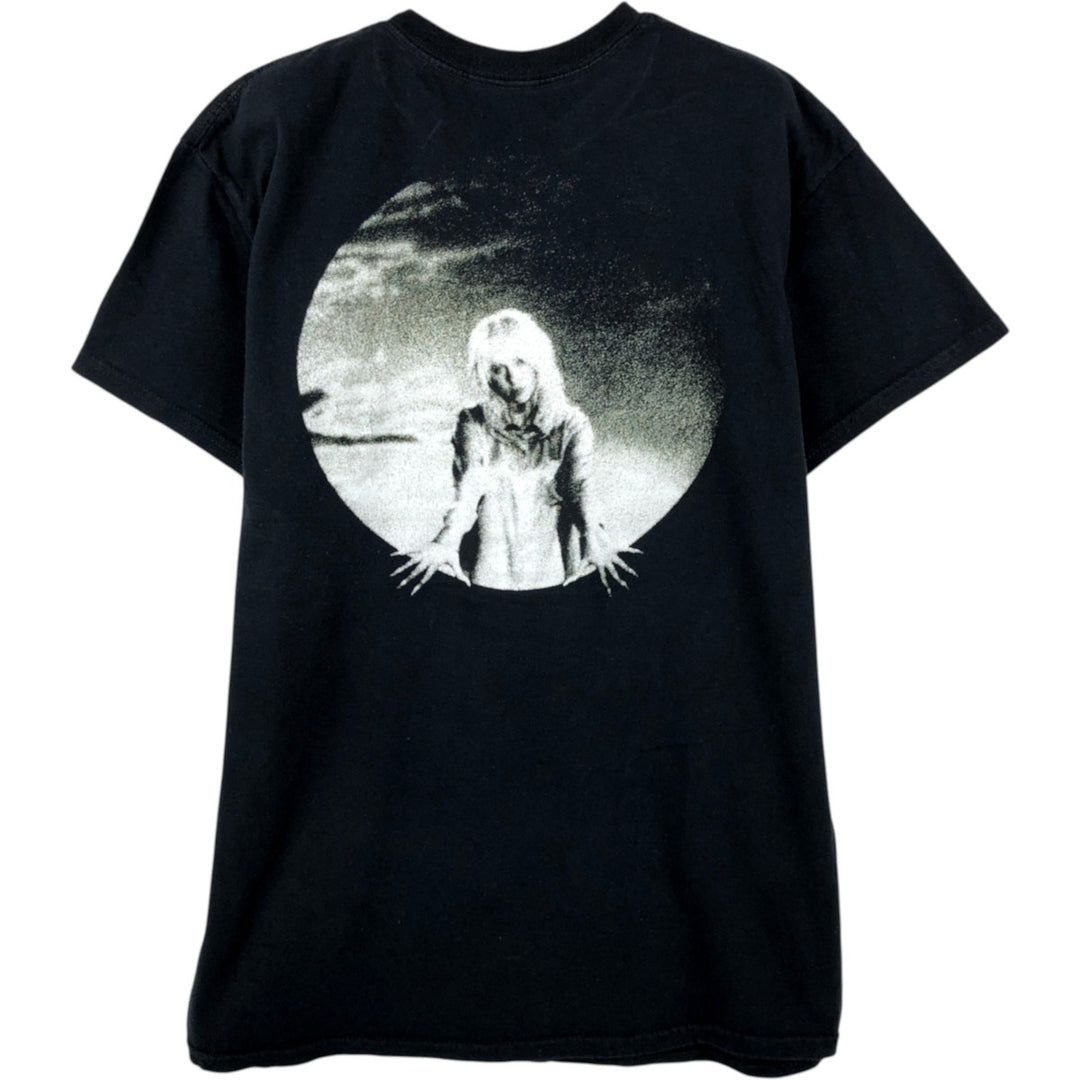 BILLIE EILISH Billie Eilish Band T-shirt Band T Men's M size unclear black type Vintage Second Hand