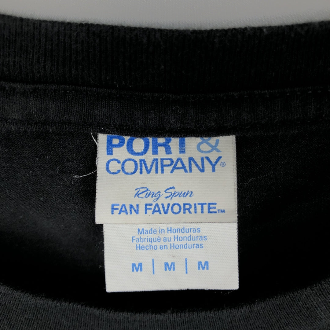 Port and Company KORN Band T-shirt (Men's Size M) cotton black type Vintage Second Hand