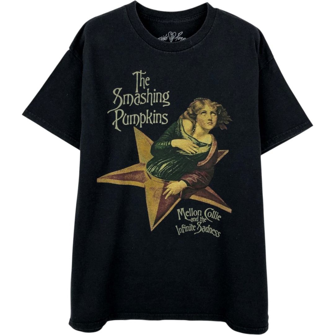 THE SMASHING PUMPKINS Smashing Pumpkins Band T-shirt Band T Men's M equivalent cotton black type Vintage Second Hand