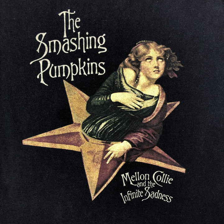 THE SMASHING PUMPKINS Smashing Pumpkins Band T-shirt Band T Men's M equivalent cotton black type Vintage Second Hand