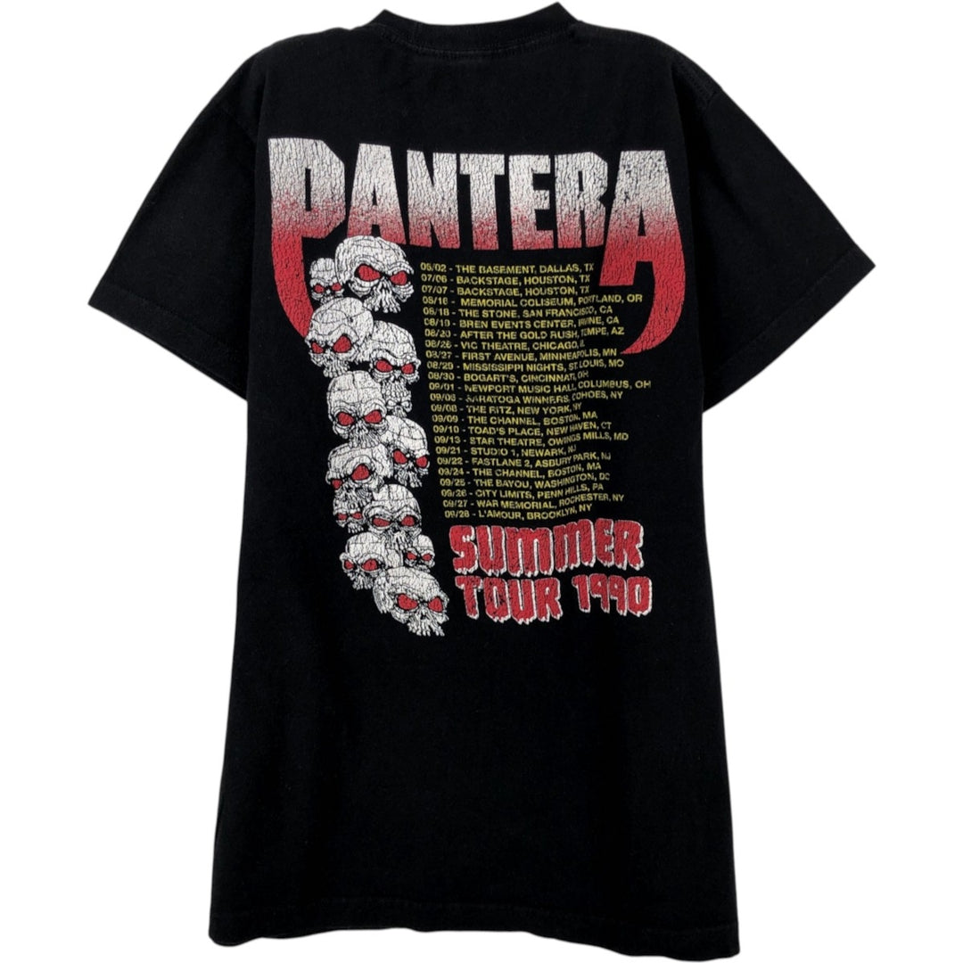 PANTERA Band T-Shirt, Men's Size Small cotton black type Vintage Second Hand