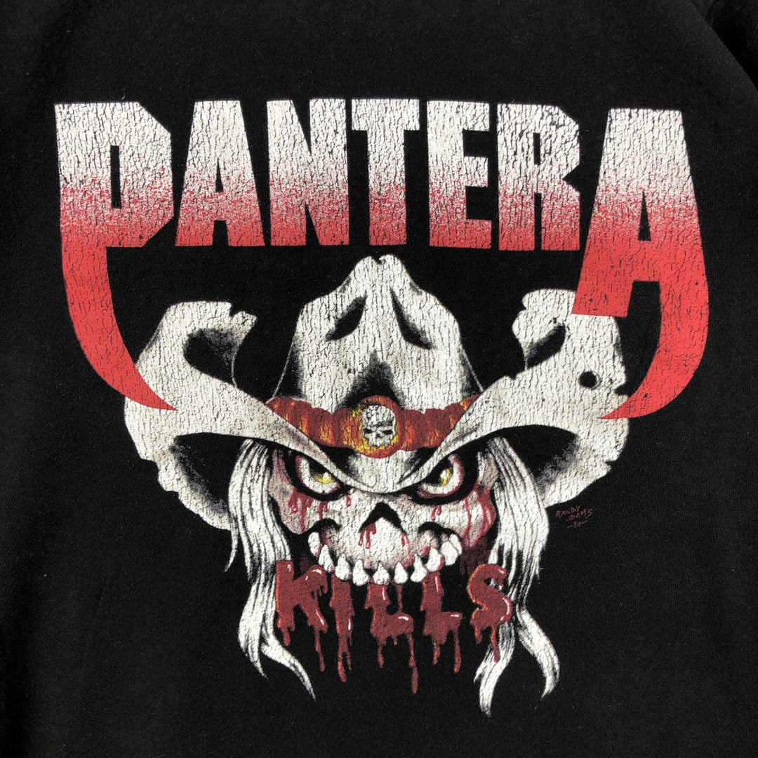 PANTERA Band T-Shirt, Men's Size Small cotton black type Vintage Second Hand