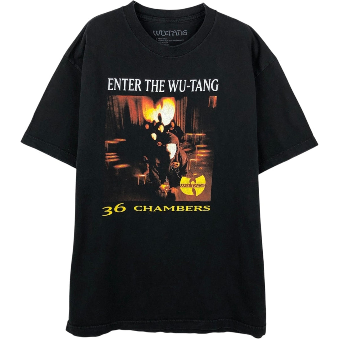Wu-Tang Clan Rap T-Shirt (Men's Size L) cotton black type Vintage Second Hand