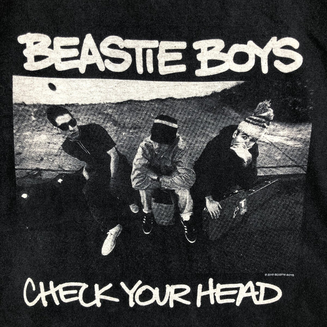 Beastie Boys Rap T-shirt, Men's S size cotton black type Vintage Second Hand