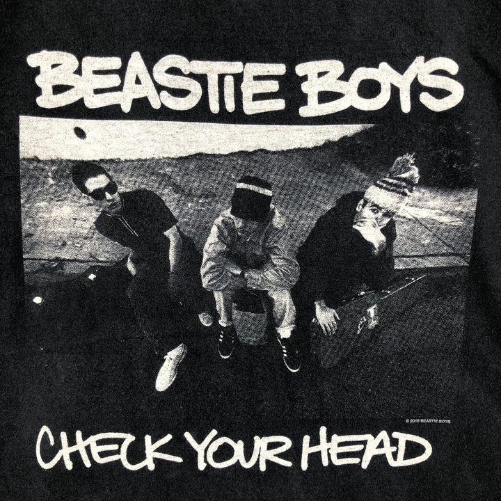 Beastie Boys Rap T-shirt, Men's S size cotton black type Vintage Second Hand