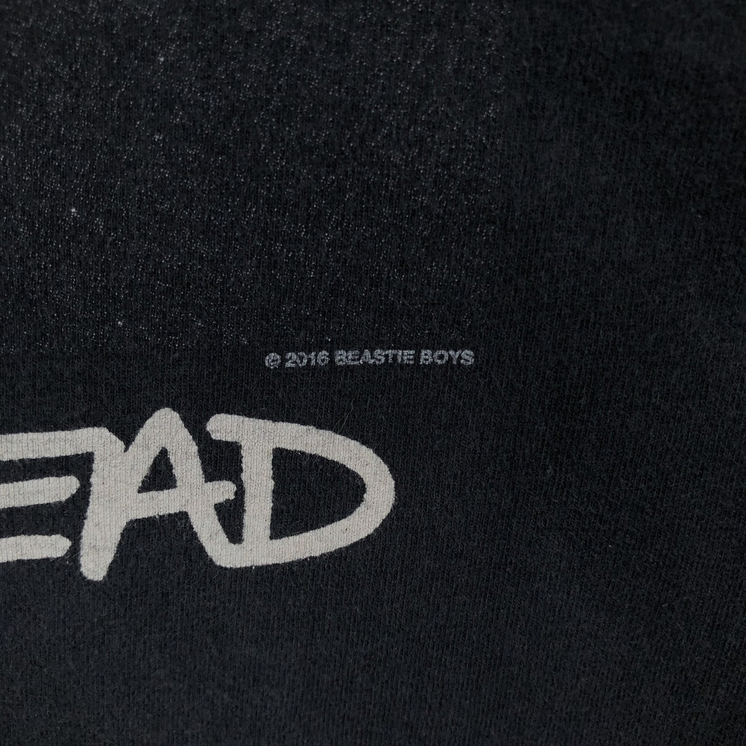 Beastie Boys Rap T-shirt, Men's S size cotton black type Vintage Second Hand