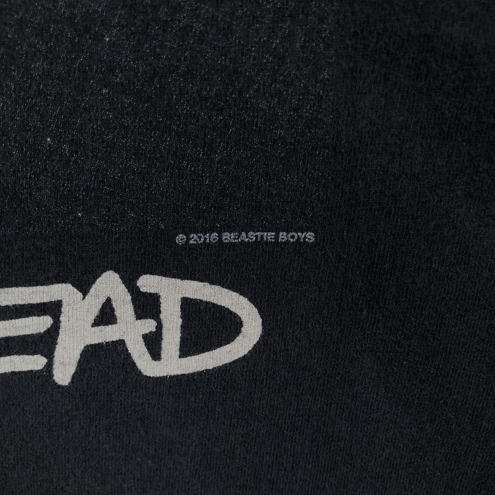 Beastie Boys Rap T-shirt, Men's S size cotton black type Vintage Second Hand