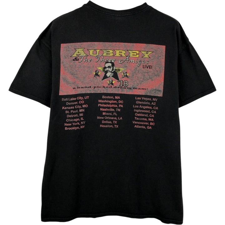 DELTA DRAKE Rap T-Shirt (Men's Size L) cotton black type Vintage Second Hand