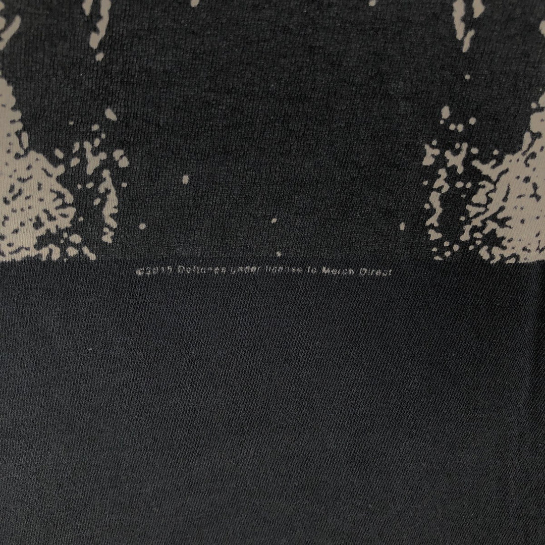 DEFTONES Skull Pattern Band T-Shirt (Men's Size S) unclear black type Vintage Second Hand