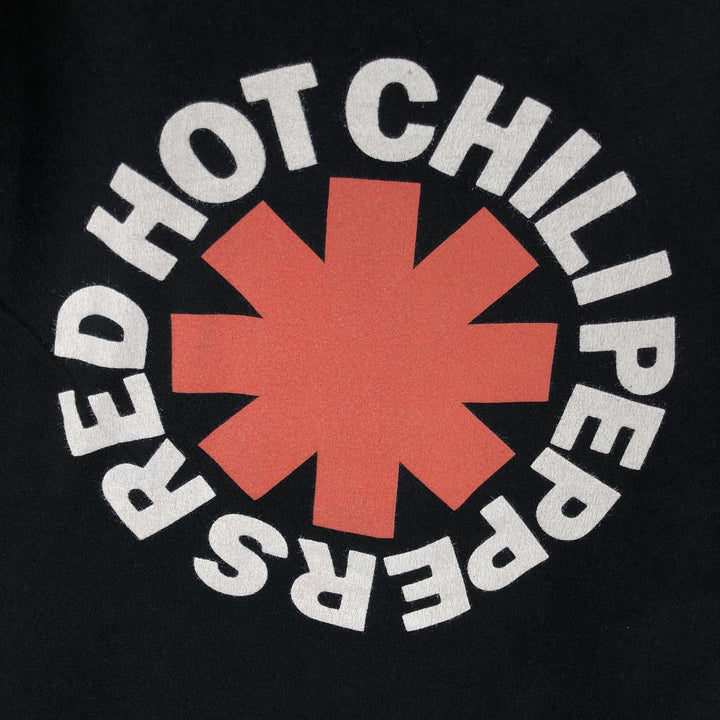 Gildan RED HOT CHILI PEPPERS Band T-shirt (Men's size L equivalent) cotton black type Vintage Second Hand