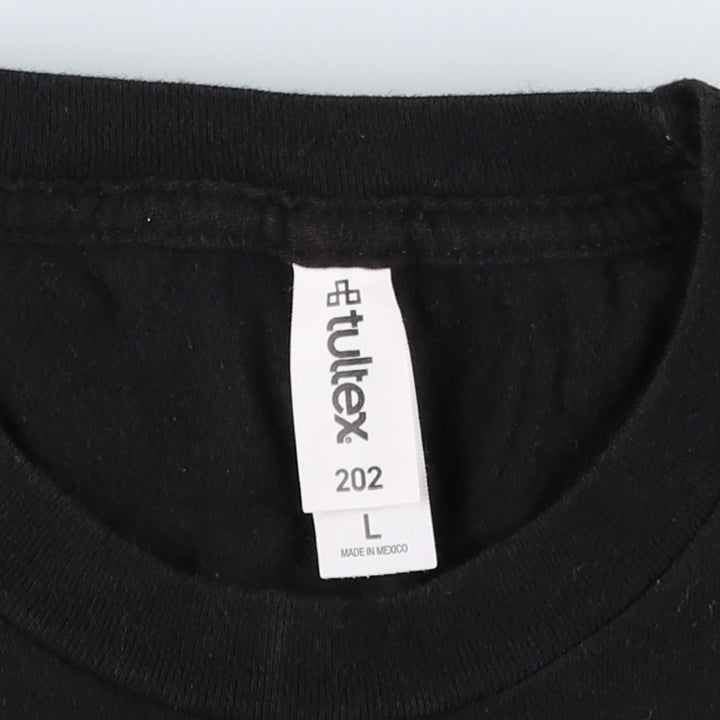 TULTEX NIRVANA Nirvana Band T-shirt, Band T, Men's Size L cotton black type Vintage Second Hand