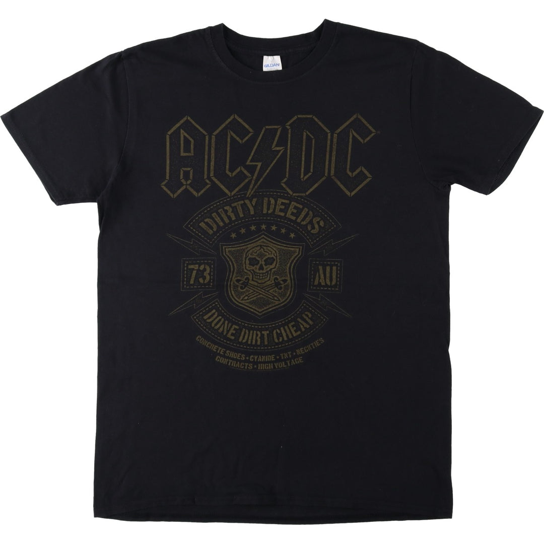 Gildan AC cotton black type Vintage Second Hand