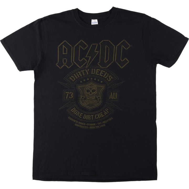 Gildan AC cotton black type Vintage Second Hand