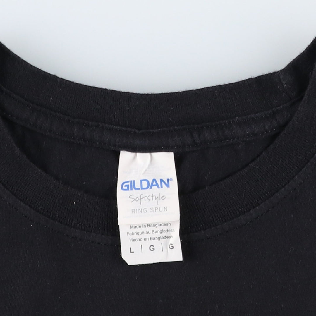Gildan AC cotton black type Vintage Second Hand