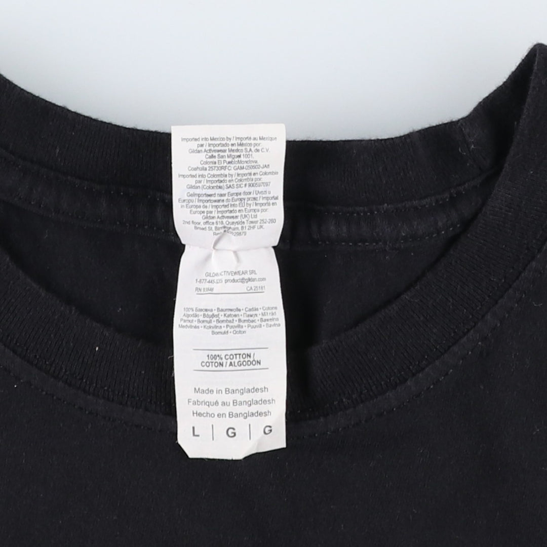 Gildan AC cotton black type Vintage Second Hand