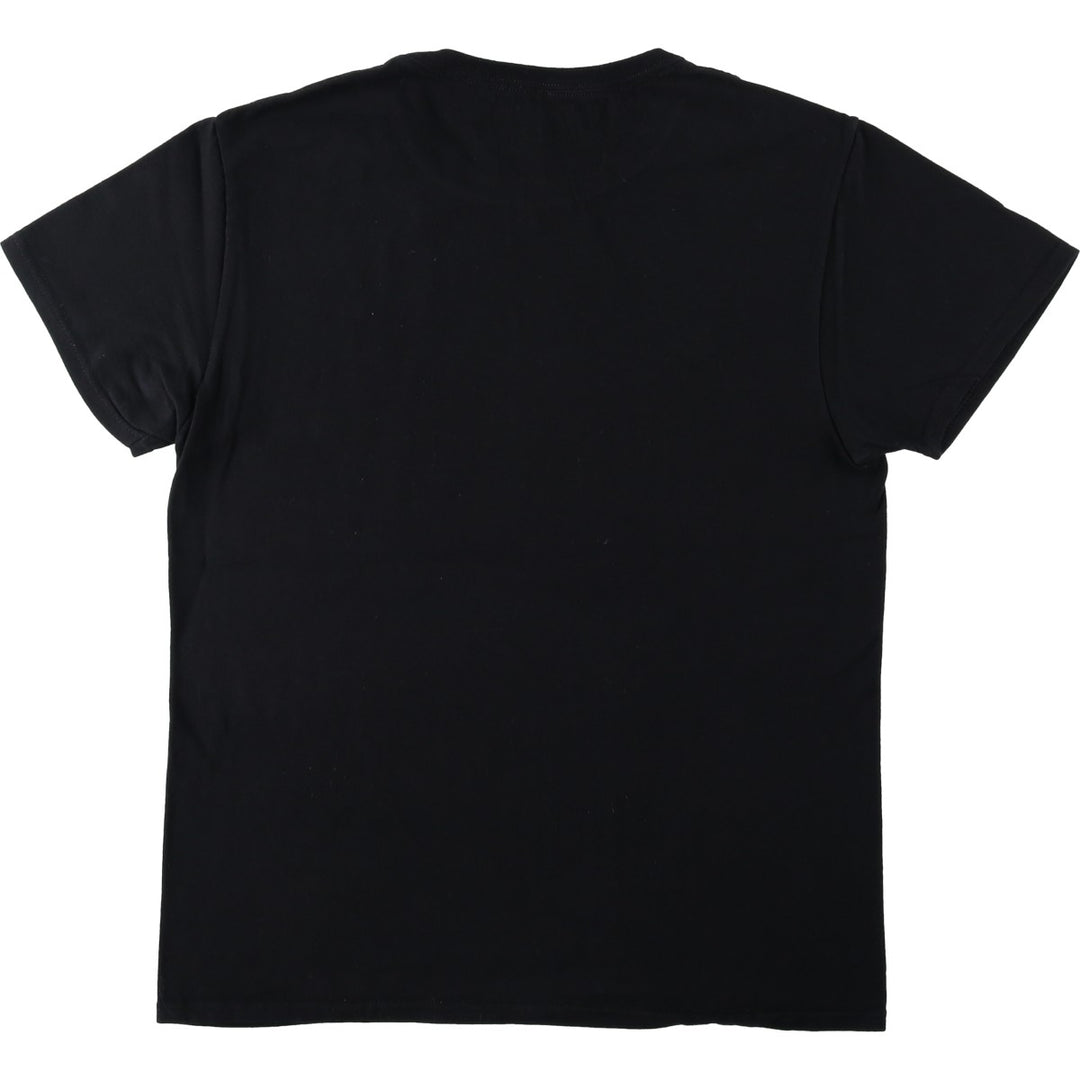 MISFITS Skull Pattern Band T-shirt, Men's L size cotton black type Vintage Second Hand