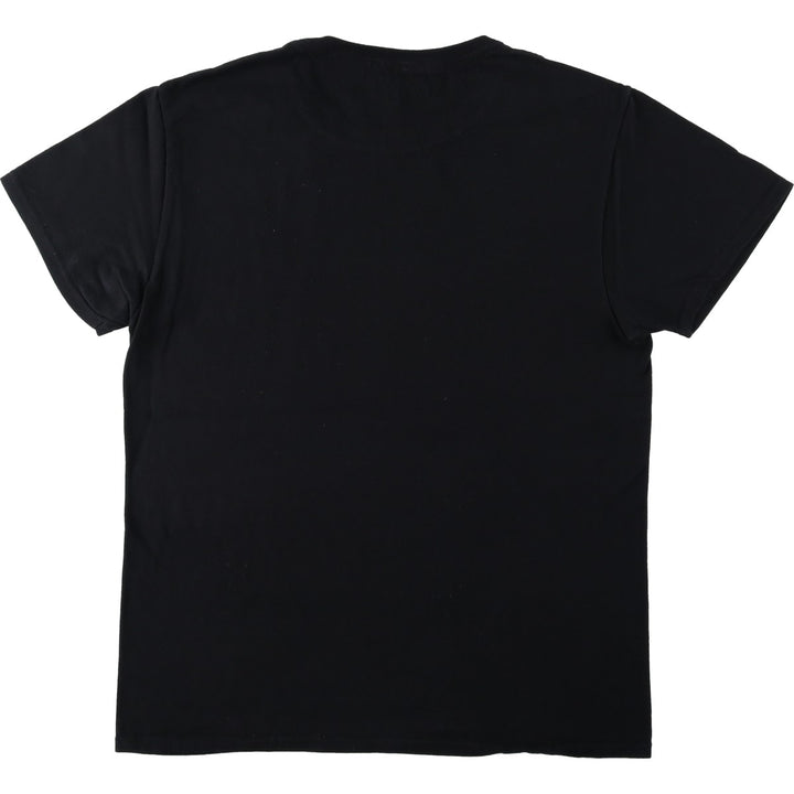 MISFITS Skull Pattern Band T-shirt, Men's L size cotton black type Vintage Second Hand