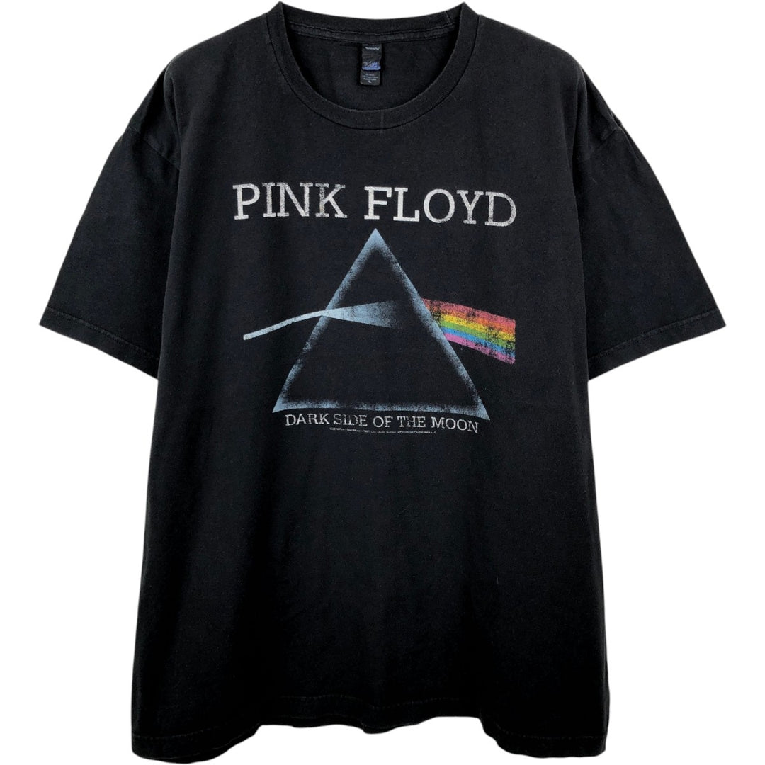 TULTEX PINK FLOYD Pink Floyd Band T-shirt Band T Men's XL equivalent cotton black type Vintage Second Hand