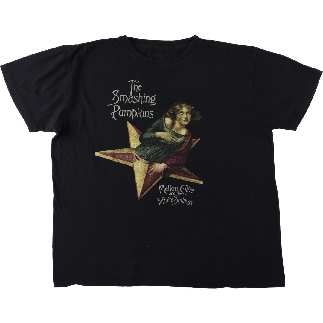 THE SMASHING PUMPKINS Smashing Pumpkins Band T-shirt Band T Men's XL equivalent cotton black type Vintage Second Hand