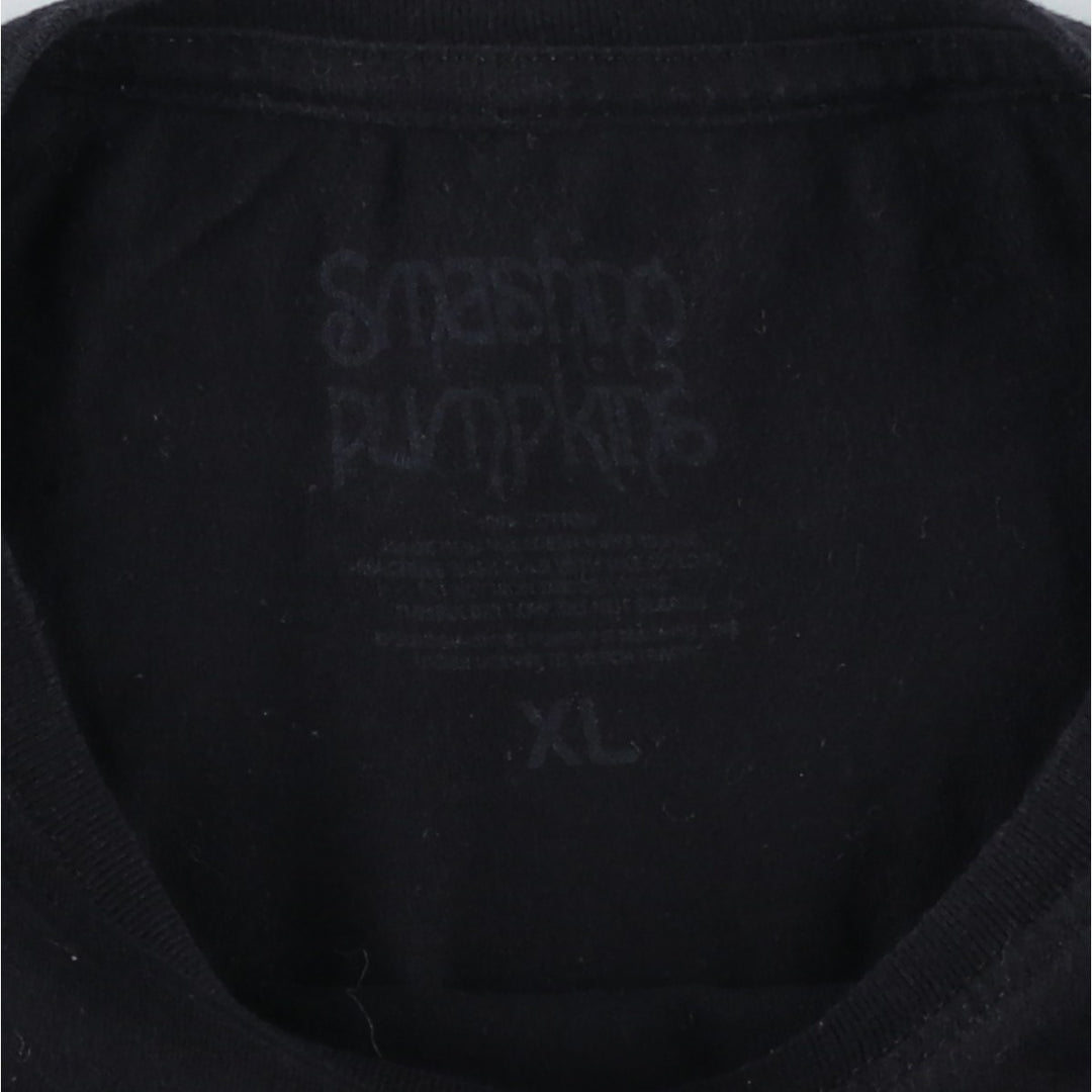 THE SMASHING PUMPKINS Smashing Pumpkins Band T-shirt Band T Men's XL equivalent cotton black type Vintage Second Hand