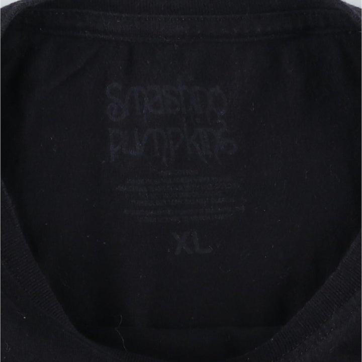 THE SMASHING PUMPKINS Smashing Pumpkins Band T-shirt Band T Men's XL equivalent cotton black type Vintage Second Hand
