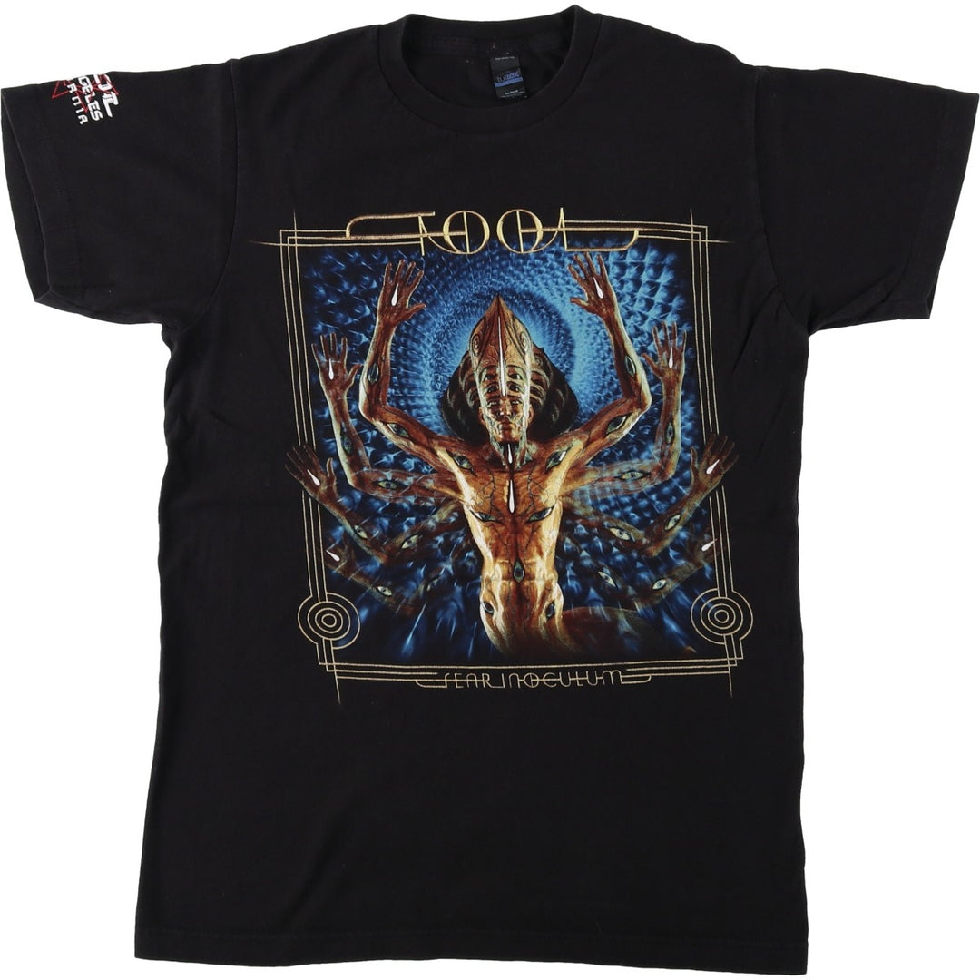 TULTEX TOOL Band T-Shirt (Men's Size S) cotton black type Vintage Second Hand