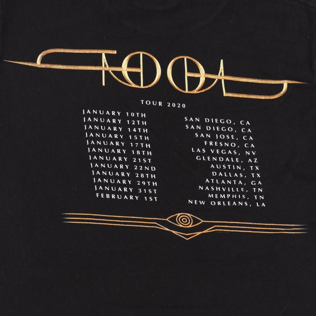 TULTEX TOOL Band T-Shirt (Men's Size S) cotton black type Vintage Second Hand