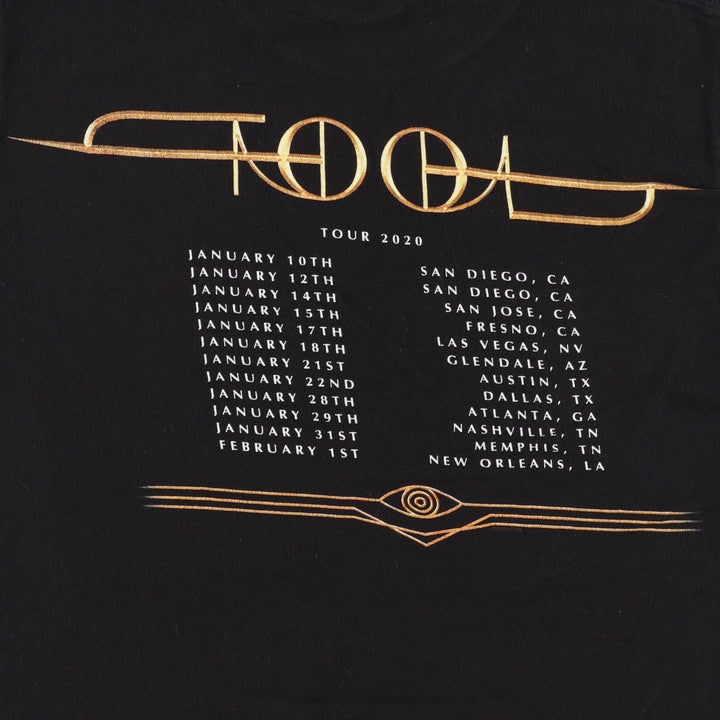 TULTEX TOOL Band T-Shirt (Men's Size S) cotton black type Vintage Second Hand