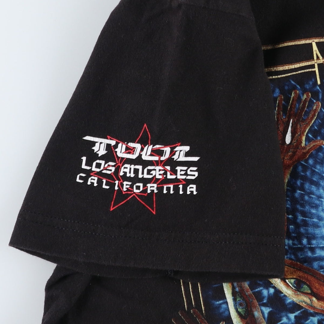 TULTEX TOOL Band T-Shirt (Men's Size S) cotton black type Vintage Second Hand