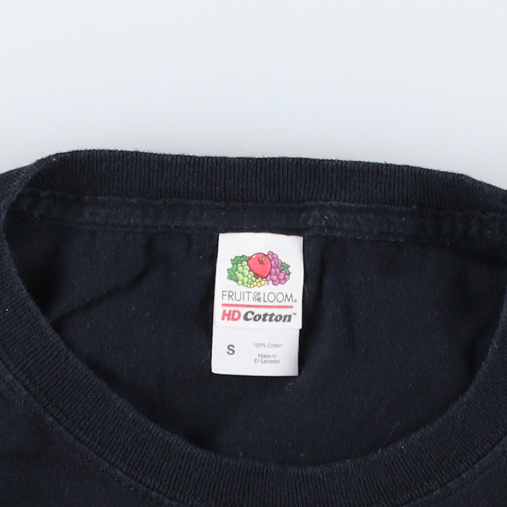Fruit of the Loom FRUIT OF THE LOOM PINK FLOYD Pink Floyd Band T-shirt Band T Men's S equivalent cotton black type Vintage Second Hand