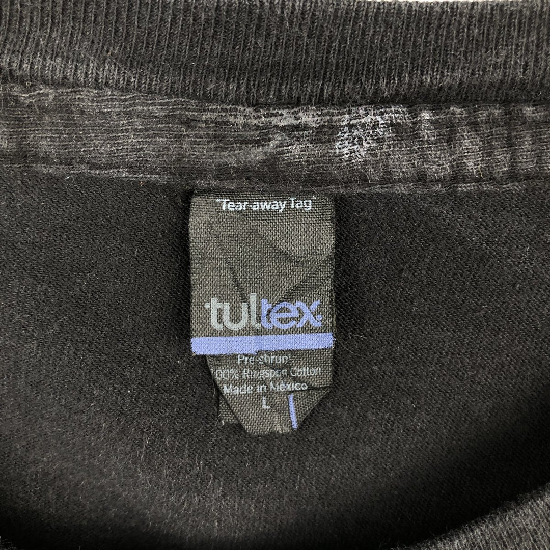 Tultex TULTEX TOOL Band T-Shirt, Men's Size L cotton black type Vintage Second Hand