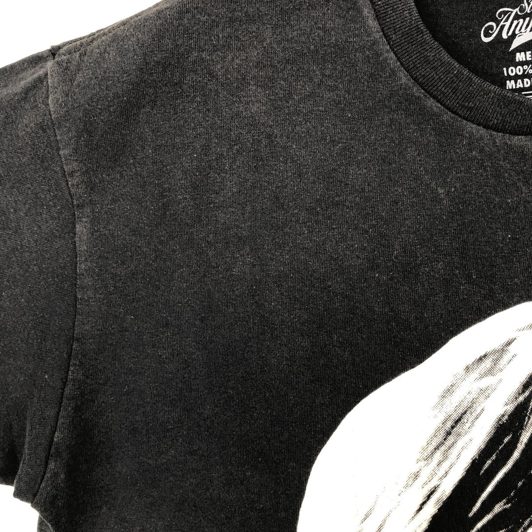Strike Anywhere KURT COBAIN Band T-shirt, Made in USA, Men's Size M (approx.) cotton black type Vintage Second Hand
