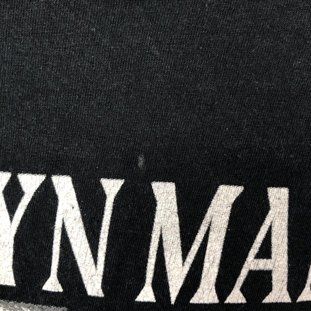 Fruit of the Loom HD Cotton Marilyn Manson Band T-Shirt (Men's XL equivalent) cotton black type Vintage Second Hand