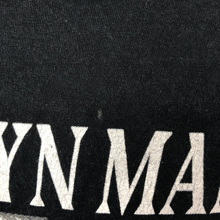 Fruit of the Loom HD Cotton Marilyn Manson Band T-Shirt (Men's XL equivalent) cotton black type Vintage Second Hand