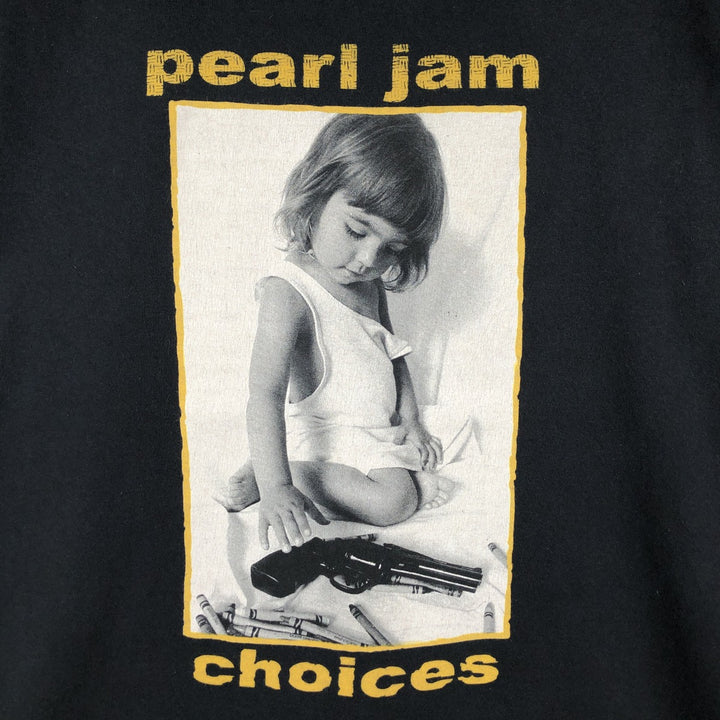 PORT AND COMPANY PEARL JAM Band T-shirt (Men's size M) cotton black type Vintage Second Hand