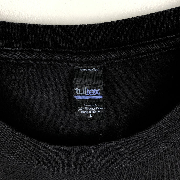 TULTEX TOOL Band T-Shirt, Men's Size L (approx.) cotton black type Vintage Second Hand