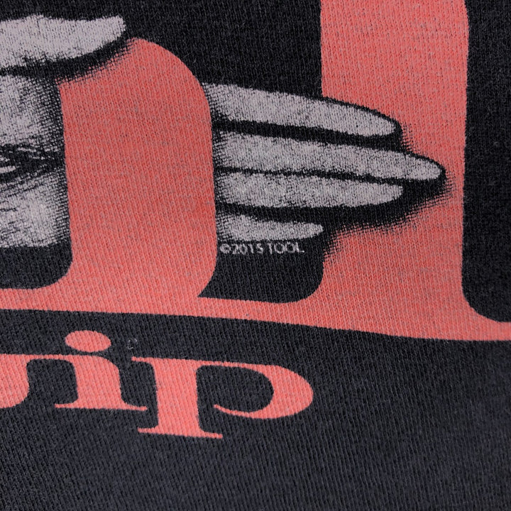 TULTEX TOOL Band T-Shirt, Men's Size L (approx.) cotton black type Vintage Second Hand