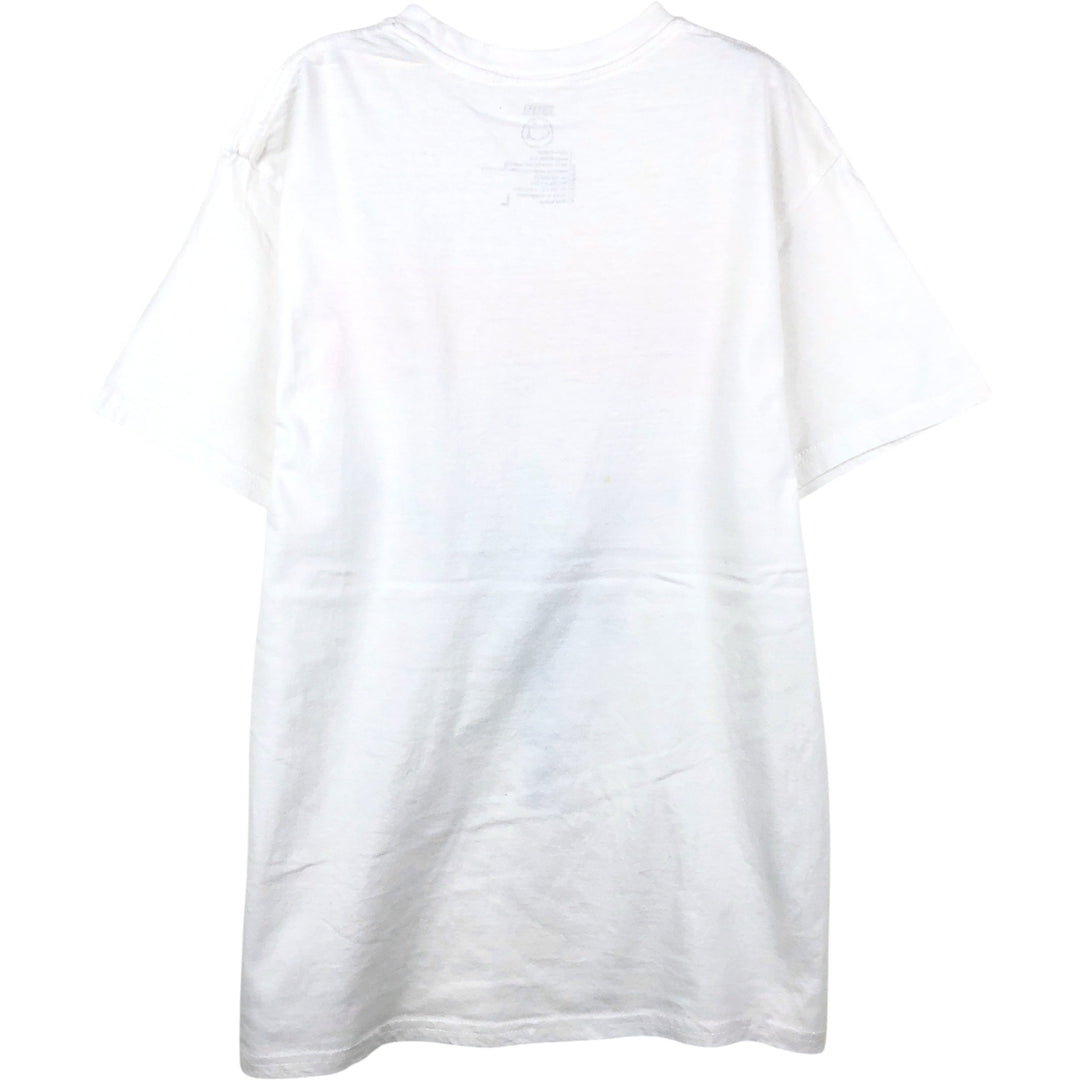 NIRVANA Nirvana Band T-shirt, Band T, Men's L size cotton white type Vintage Second Hand