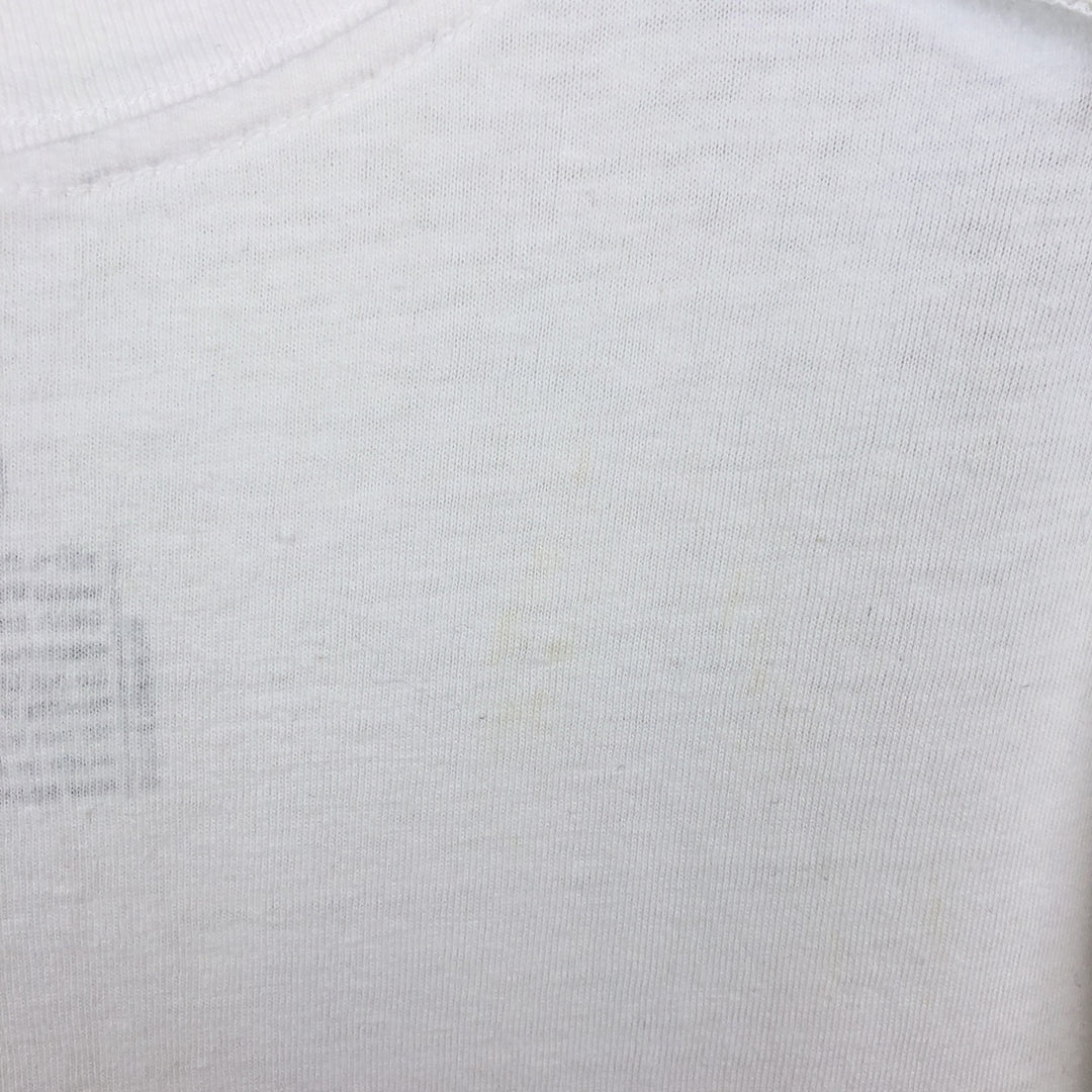 NIRVANA Nirvana Band T-shirt, Band T, Men's L size cotton white type Vintage Second Hand