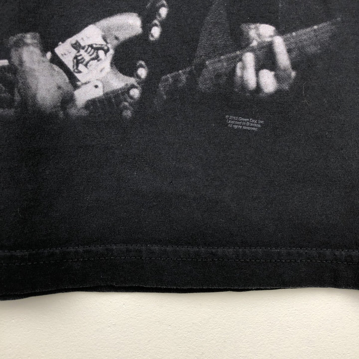 GREEN DAY Green Day Band T-shirt Band T Men's XL size unclear black type Vintage Second Hand