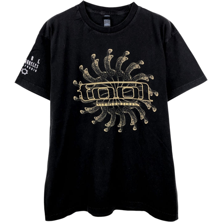 TULTEX TOOL Band T-Shirt, Men's Size L (approx.) cotton black type Vintage Second Hand