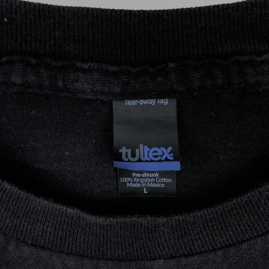 TULTEX TOOL Band T-Shirt, Men's Size L (approx.) cotton black type Vintage Second Hand
