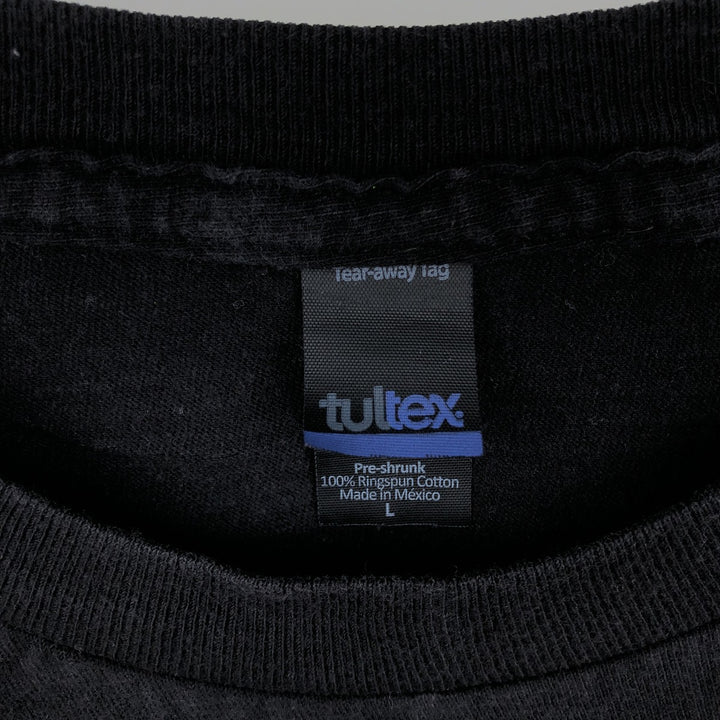 TULTEX TOOL Band T-Shirt, Men's Size L (approx.) cotton black type Vintage Second Hand