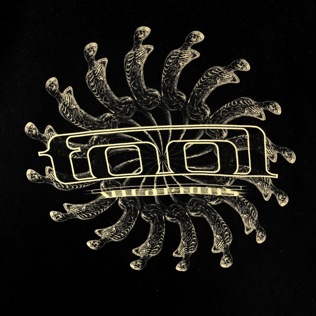 TULTEX TOOL Band T-Shirt, Men's Size L (approx.) cotton black type Vintage Second Hand