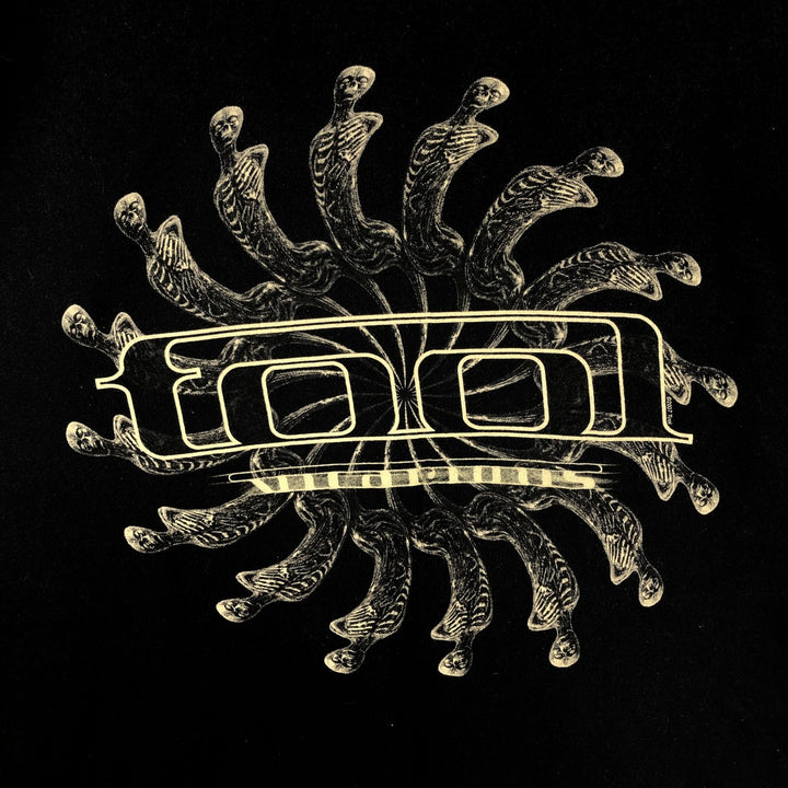 TULTEX TOOL Band T-Shirt, Men's Size L (approx.) cotton black type Vintage Second Hand