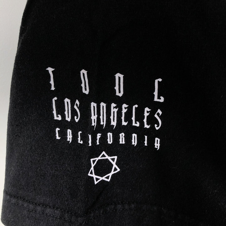 TULTEX TOOL Band T-Shirt, Men's Size L (approx.) cotton black type Vintage Second Hand