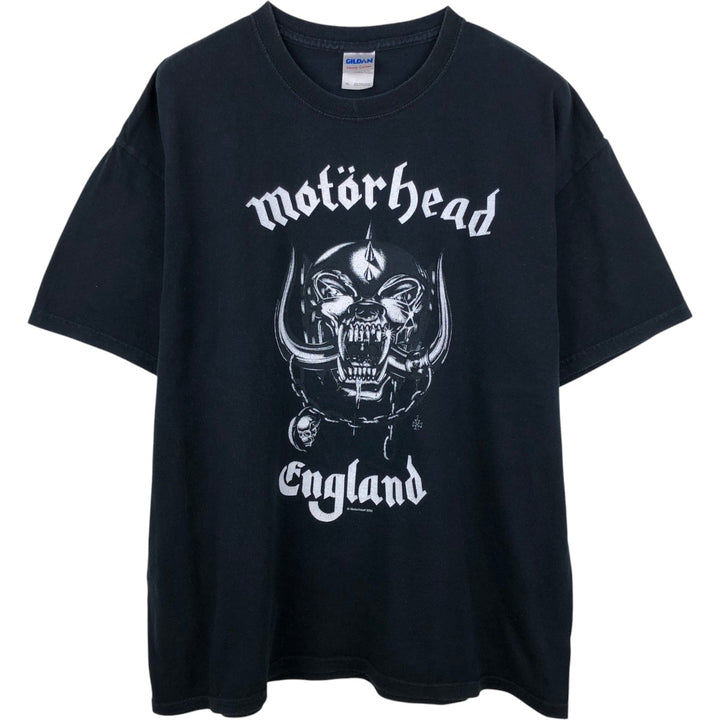 2000'S Gildan Motorhead Band T-shirt, Men's XL equivalent. cotton black type Vintage Second Hand
