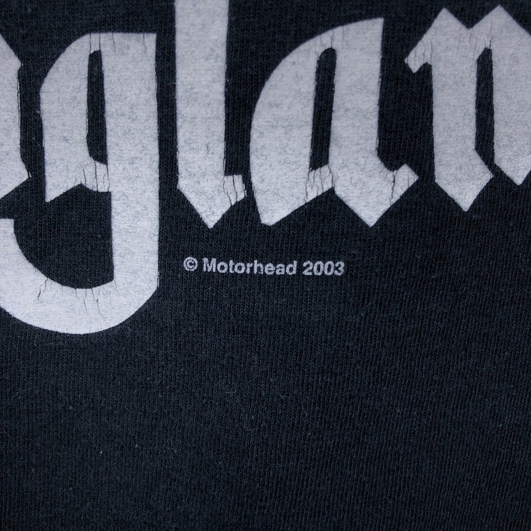 2000'S Gildan Motorhead Band T-shirt, Men's XL equivalent. cotton black type Vintage Second Hand