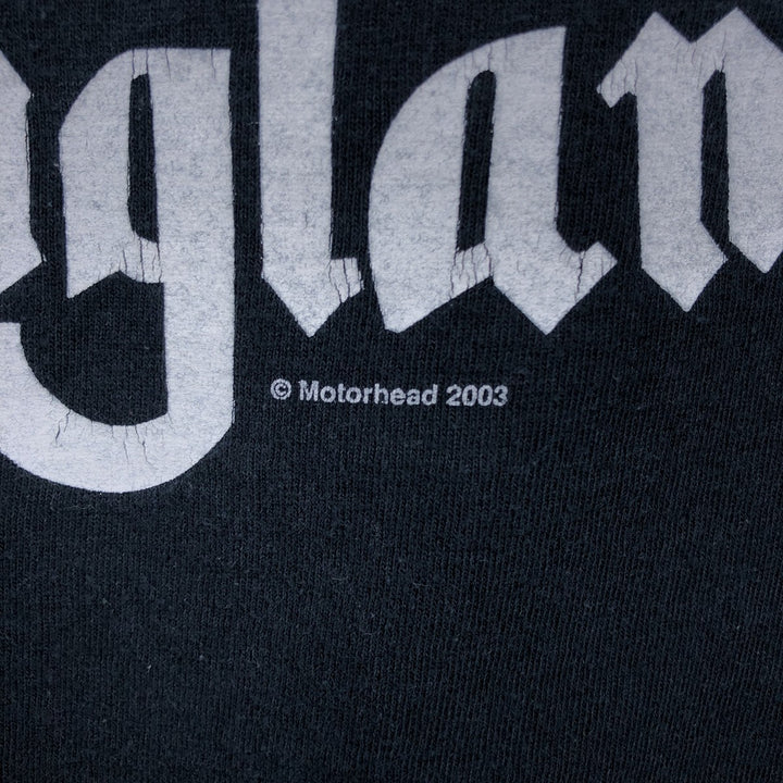 2000'S Gildan Motorhead Band T-shirt, Men's XL equivalent. cotton black type Vintage Second Hand